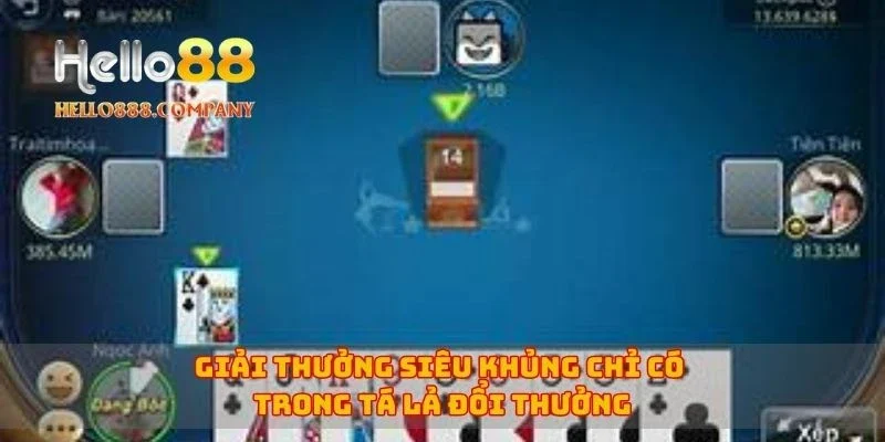 Giải thưởng siêu khủng chỉ có trong tá lả đổi thưởng